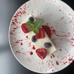 cheesecake coulis de fruits rouge 